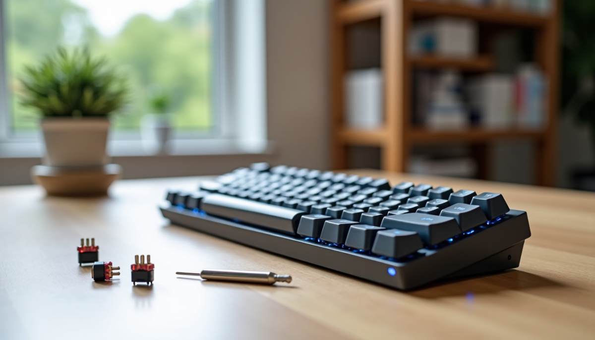 Clavier compact : format, switches et hot-swap, les critères décisifs